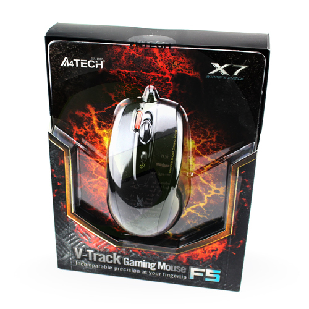 Мышь A4Tech X7 F5 BLACK Игровые, Проводная - миниатюра 2