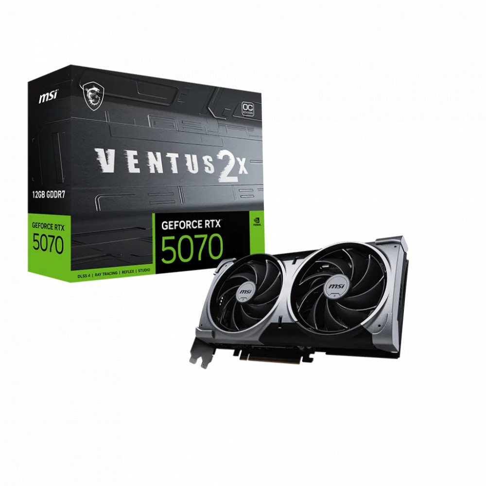 Видеокарта MSI GeForce RTX 5070 12G VENTUS 2X OC 12 ГБ - миниатюра 5