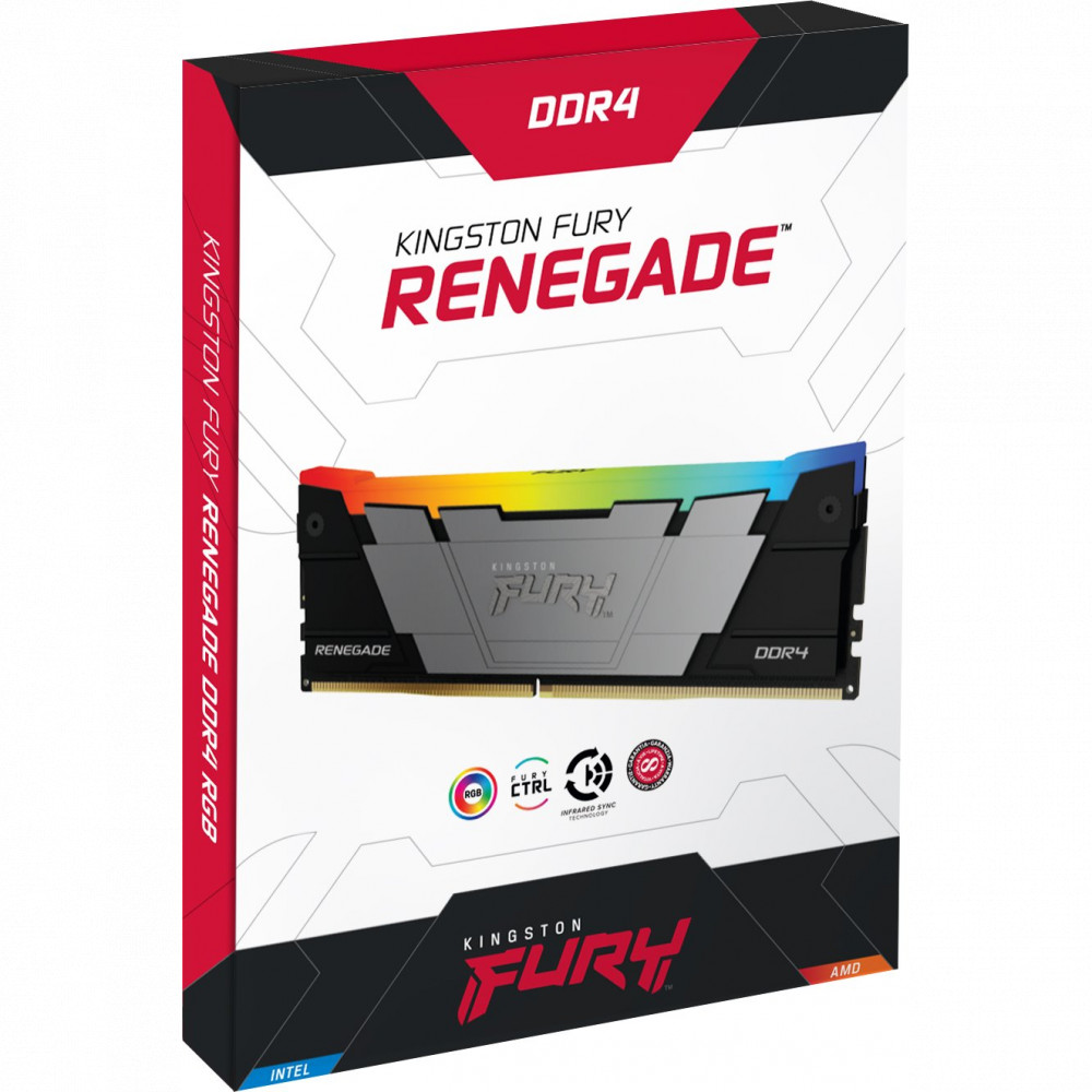 ОЗУ Kingston FURY Renegade RGB KF432C16RB2AK2/16 DIMM, DDR4, 16 Гб (2 х 8 Гб), 3200 МГц - миниатюра 5