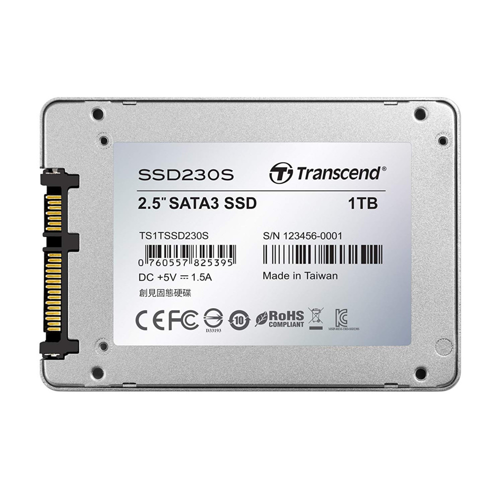 Жесткий диск Transcend TS1TSSD230S SSD (твердотельные), 1 ТБ, 2.5 дюйма, SATA - миниатюра 3