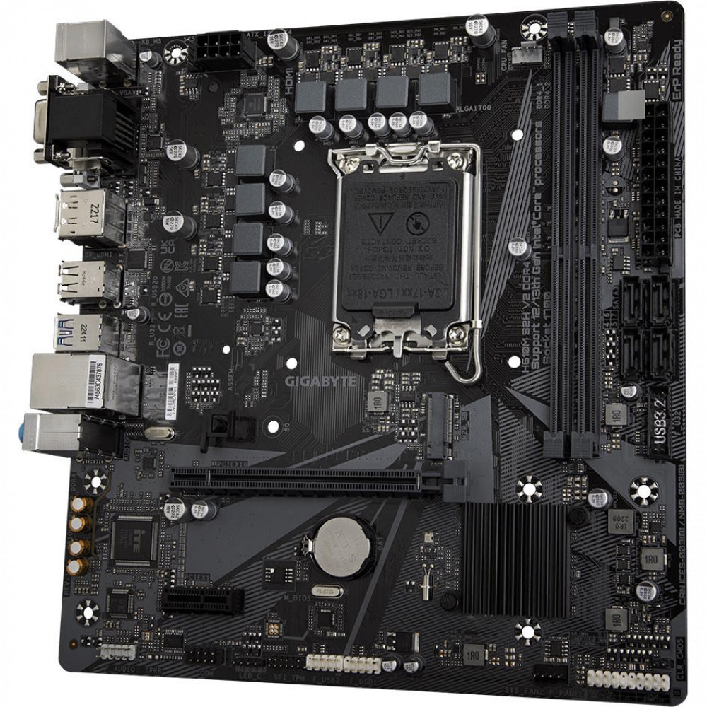Материнская плата Gigabyte H610M S2H V2 DDR4 Micro-ATX, LGA 1700 - миниатюра 3