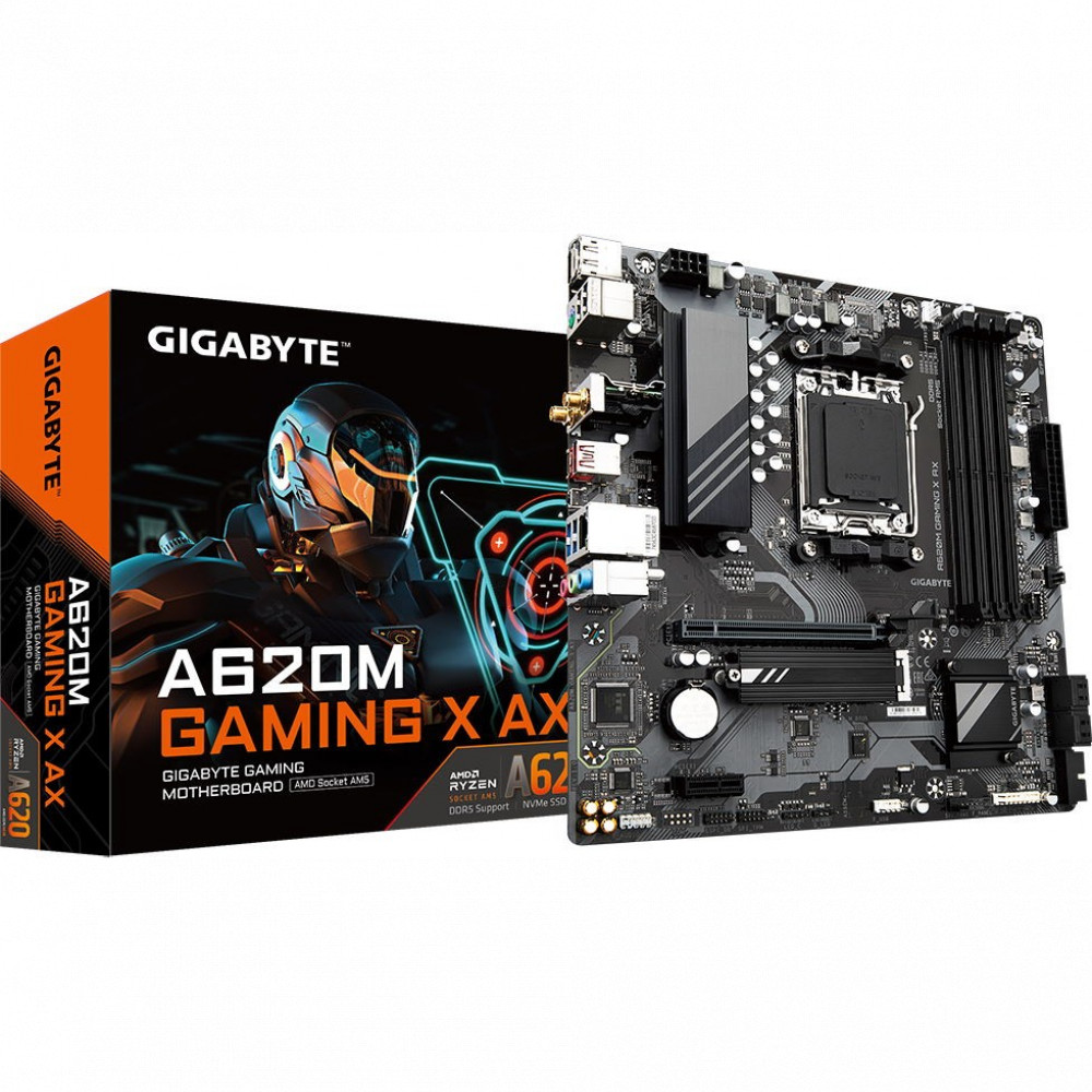 Материнская плата Gigabyte A620M GAMING X AX Micro-ATX, AMD AM5 - миниатюра 6