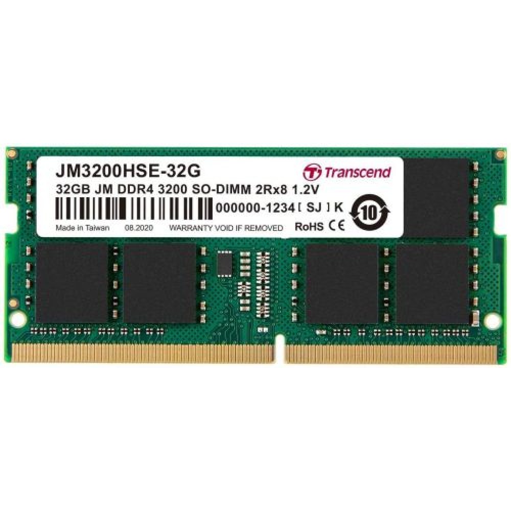 ОЗУ Transcend 16 ГБ JM3200HSE-32G SO-DIMM, DDR4, 16 Гб, 3200 МГц — фото товара
