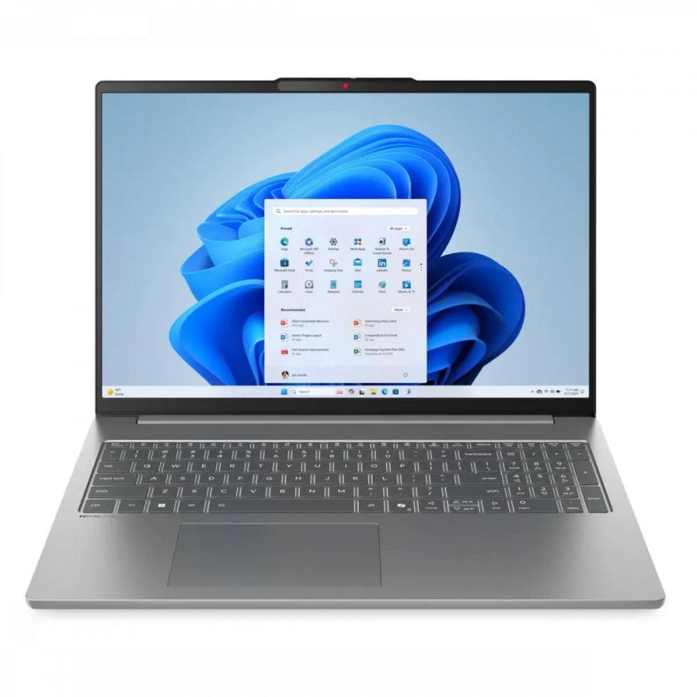 Ноутбук Lenovo IdeaPad Slim 5 16ARP10 83HU0007RK 16 ", WUXGA 1920x1200 (16:10), AMD, Ryzen 7, 16 Гб, 512 ГБ, AMD Radeon 680M — фото товара