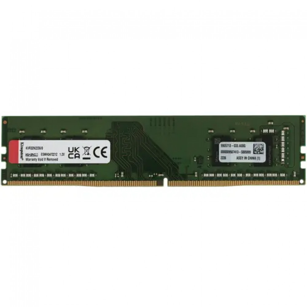 ОЗУ Kingston 8 ГБ KVR32N22S6/8 DIMM, DDR4, 8 Гб, 3200 МГц — фото товара