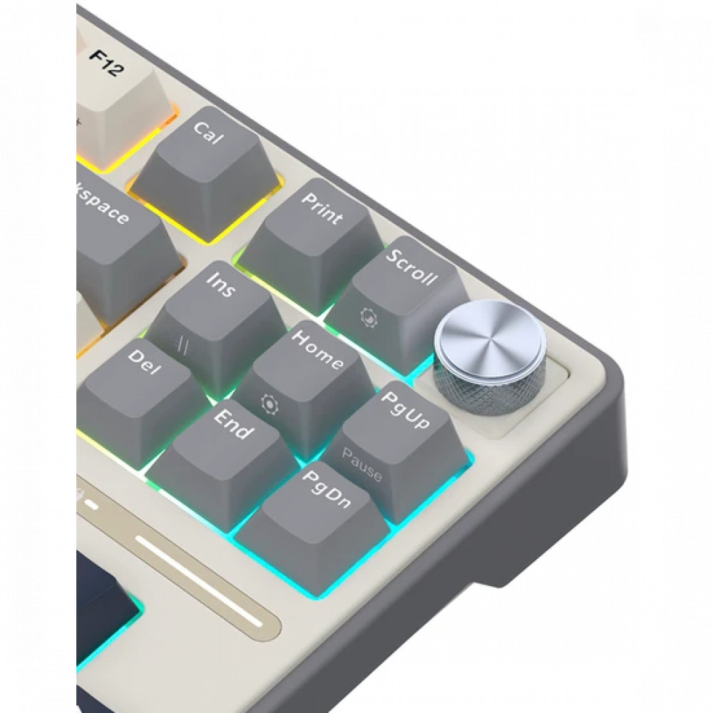 Клавиатура Royal Kludge R87 Pro Half Grey (Brown Switch) 6977576550755 Проводная, USB - миниатюра 7