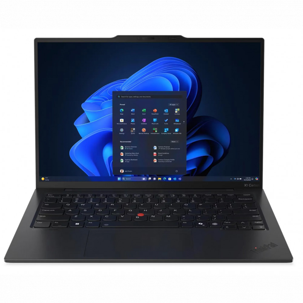 Ноутбук Lenovo ThinkPad X1 Carbon G13 21NS004MFW 14 ", WQXGA+ 2880x1800 (16:10), Intel, Core Ultra 7, 32 Гб, 1 ТБ, Intel Arc Graphics, Windows 11 Pro — фото товара