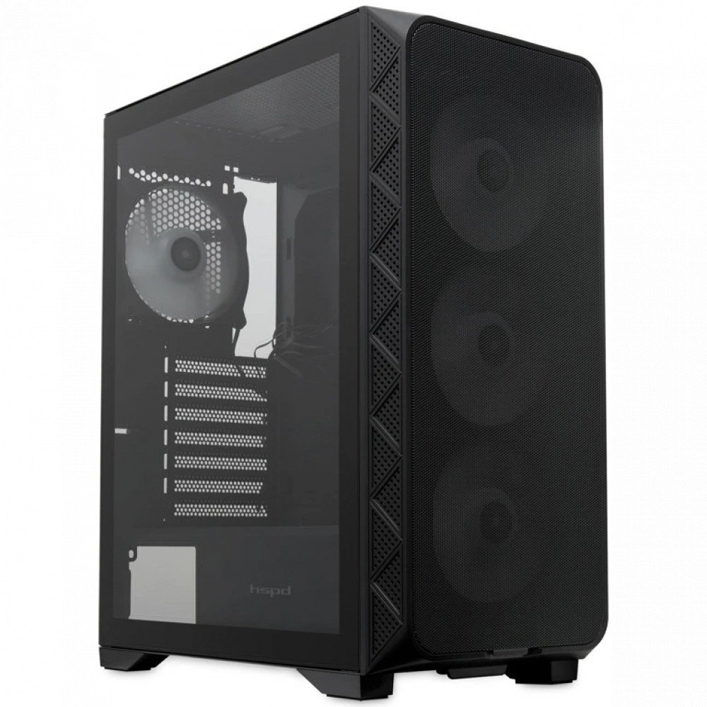 Корпус HSPD M521-TGBK-ARGB Mid-Tower - миниатюра 2