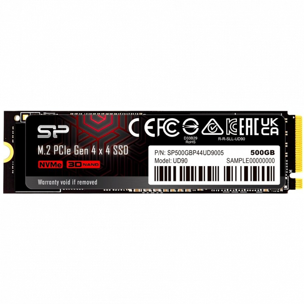 Жесткий диск Silicon Power UD90 SP500GBP44UD9005 SSD (твердотельные), 500 ГБ, M.2, PCIe — фото товара