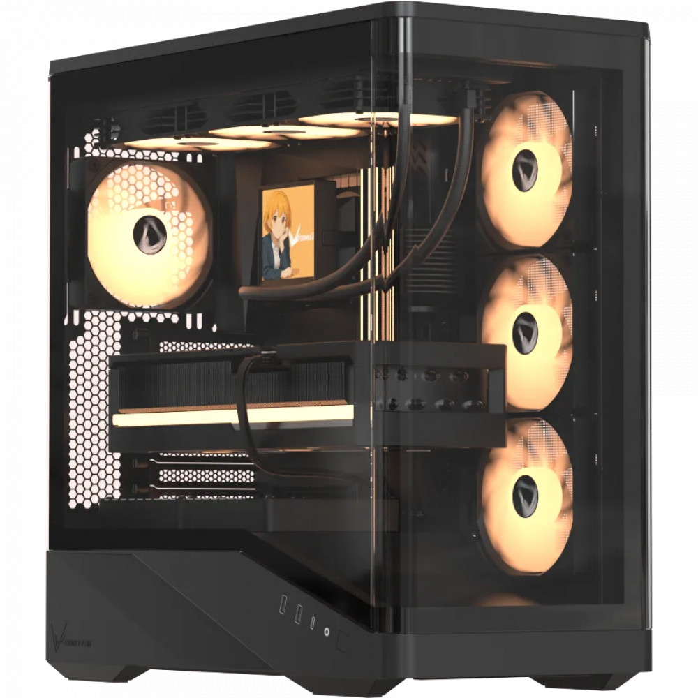 Корпус Formula Crystal U9 PA Black Mid-Tower — фото товара