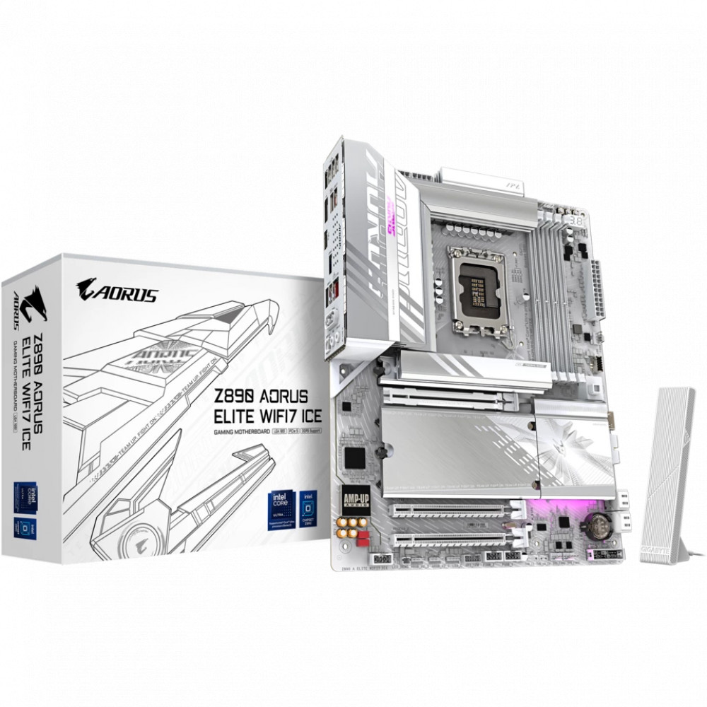 Материнская плата Gigabyte Z890M AORUS ELITE WIFI7 ICE ATX, LGA 1851 - миниатюра 5