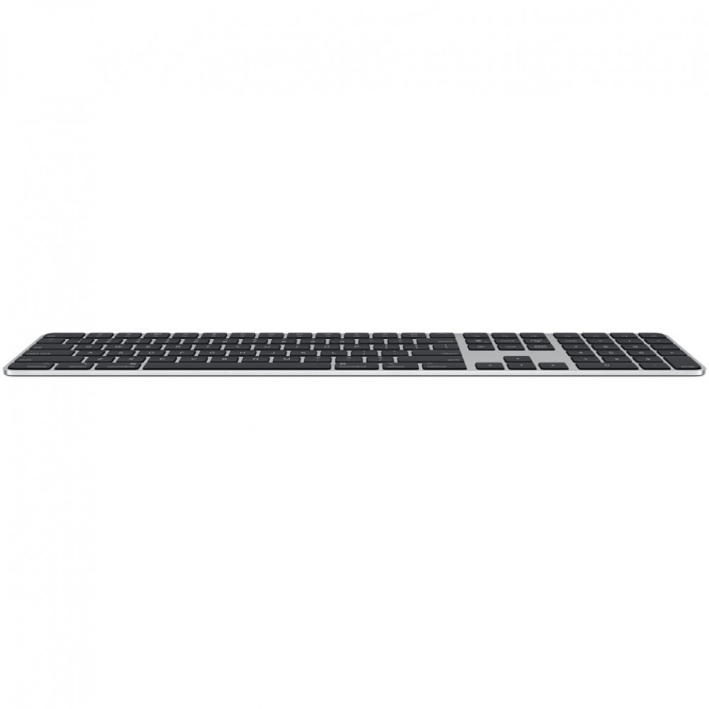 Клавиатура Apple Magic Keyboard with Touch ID and Numeric Keypad for Mac models with Apple silicon - Black Keys - Russian MMMR3RS/A Беспроводная, Bluetooth - миниатюра 3