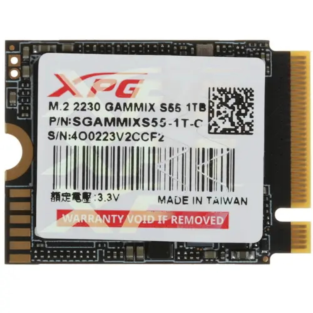 Жесткий диск ADATA XPG GAMMIX S55 SGAMMIXS55-1T-C SSD (твердотельные), 1 ТБ, M.2, PCIe — фото товара
