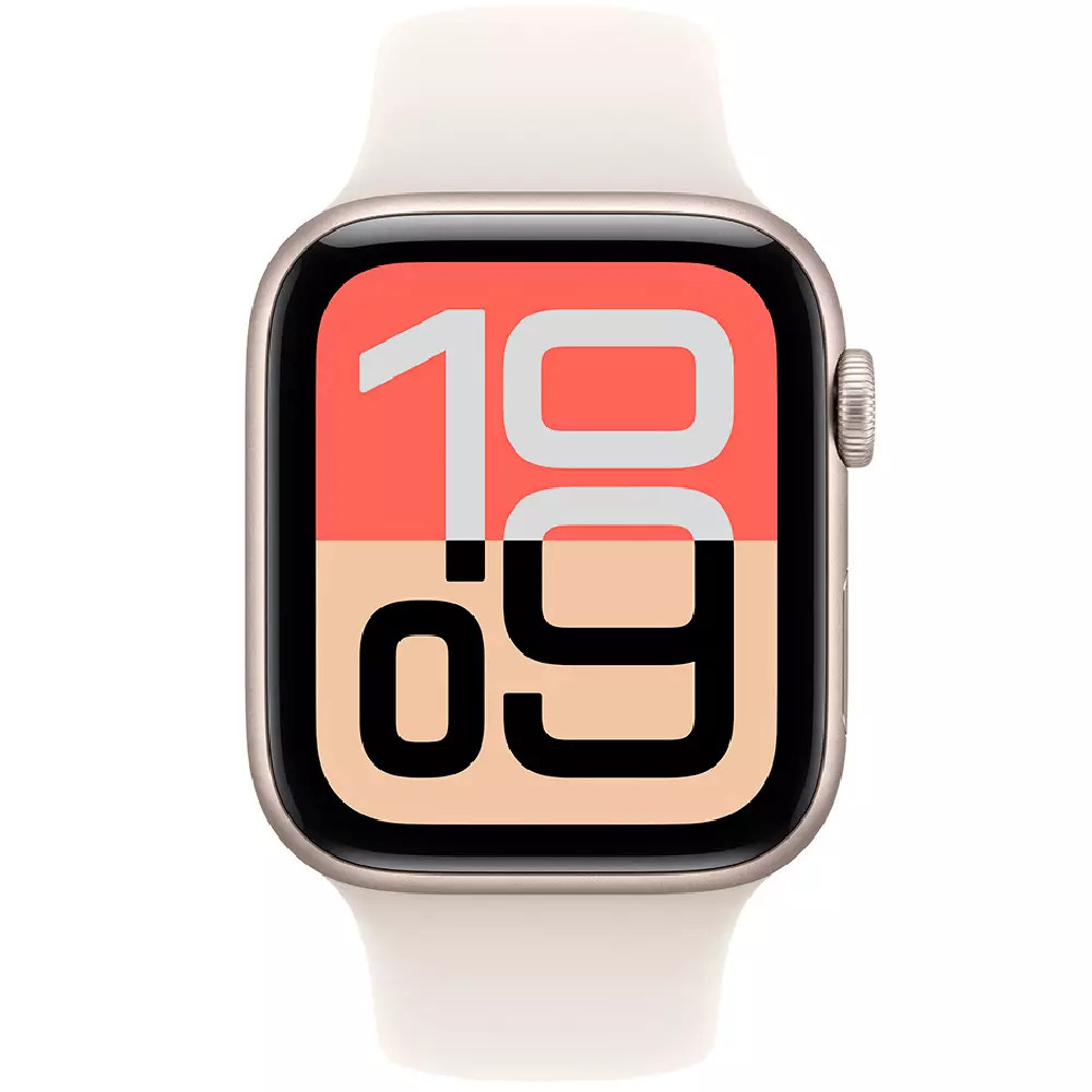 Apple Watch SE 3 GPS 40mm Starlight Aluminium Case with Starlight Sport Band - S/M MEH34RK/A Смарт-часы - миниатюра 2