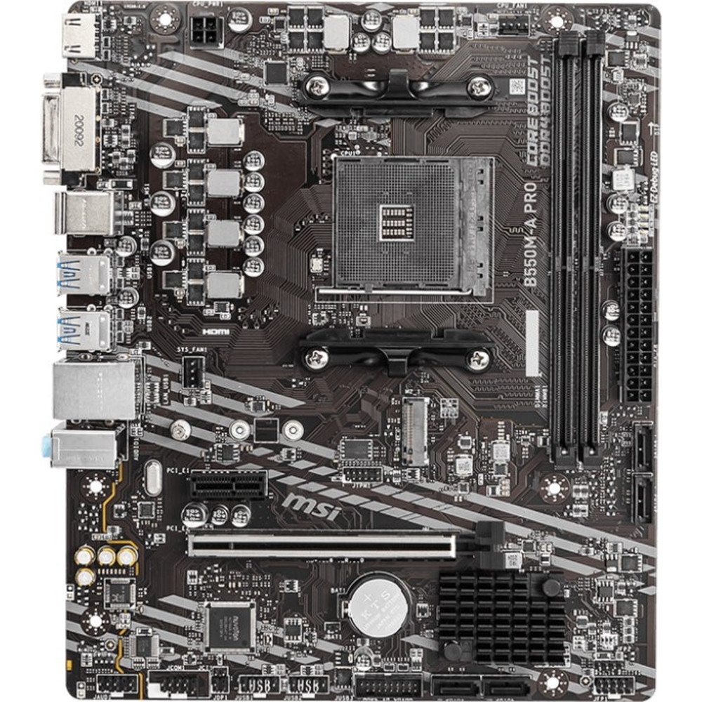 Материнская плата MSI B550M-A PRO Micro-ATX, AMD AM4 - миниатюра 3