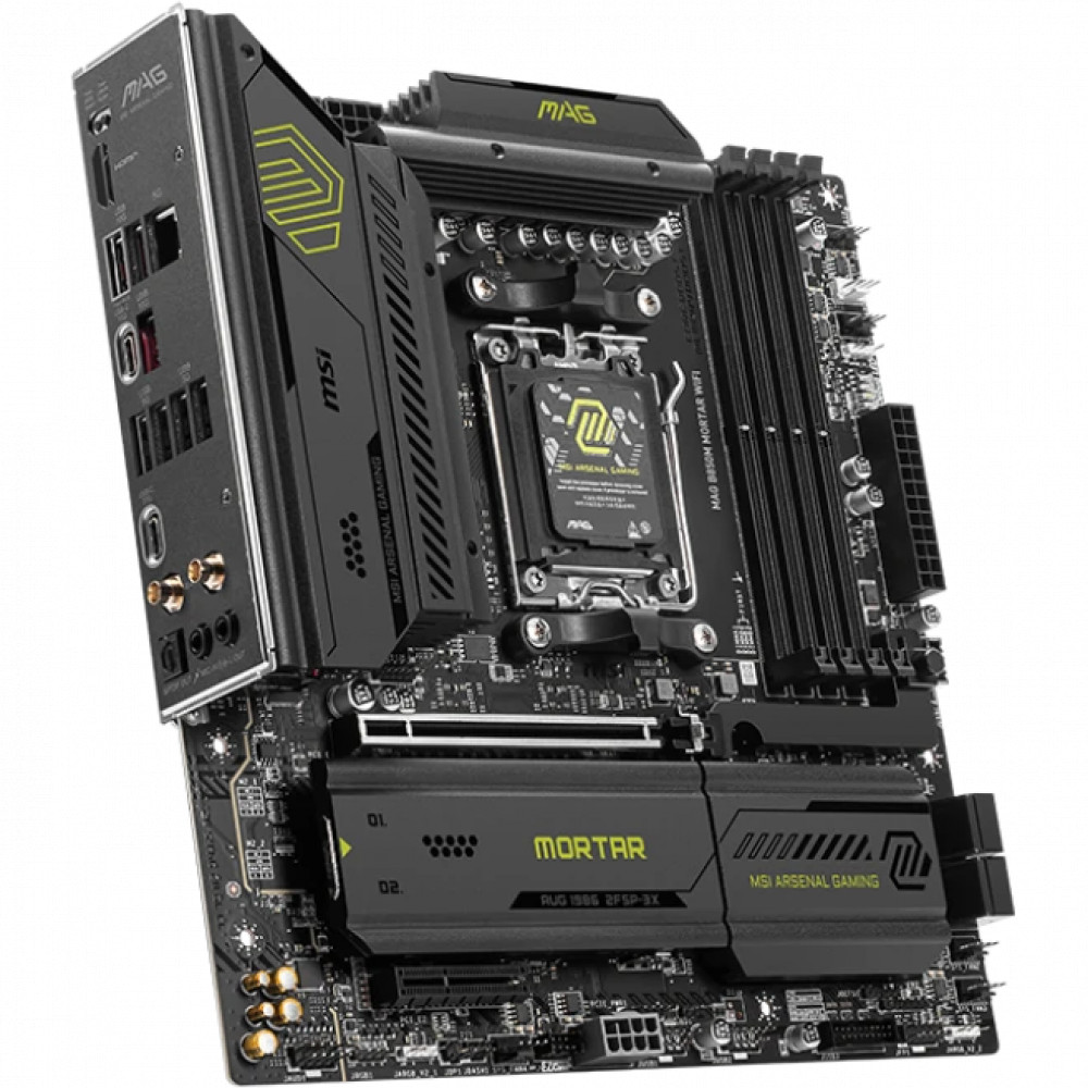 Материнская плата MSI MAG B850M MORTAR WIFI Micro-ATX, AMD AM5 - миниатюра 3