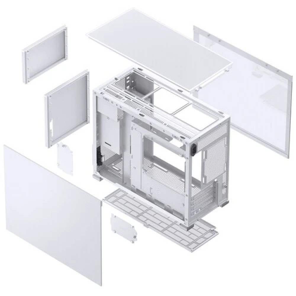 Корпус Jonsbo D31 MESH White Mini-Tower - миниатюра 5