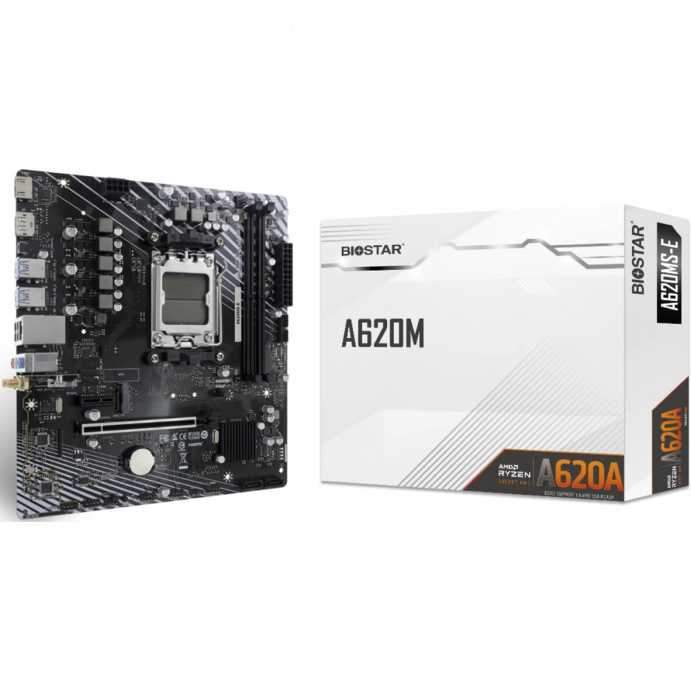 Материнская плата BIOSTAR A620MS-E Micro-ATX, AMD AM5 - миниатюра 4
