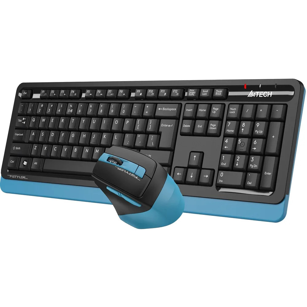 Клавиатура + мышь A4Tech Fstyler FG1035 FG1035 NAVY BLUE - миниатюра 3