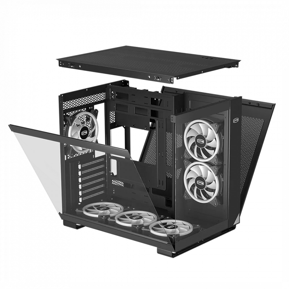 Корпус PCcooler C3T500 ARGB Black C3T500 ARGB BK Mid-Tower - миниатюра 3