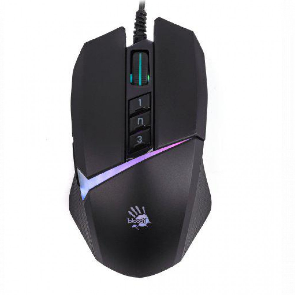 Мышь A4Tech W60 MAX/STONE BLACK ACTIVATED Игровые, Проводная — фото товара