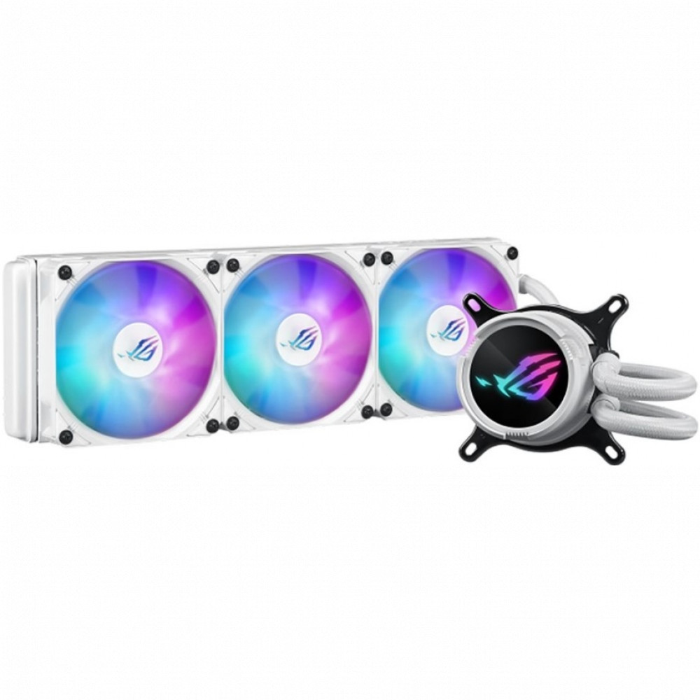 Система охлаждения Asus ROG STRIX LC III 360 ARGB WHT 90RC00T2-M0UAY0 Для процессора — фото товара