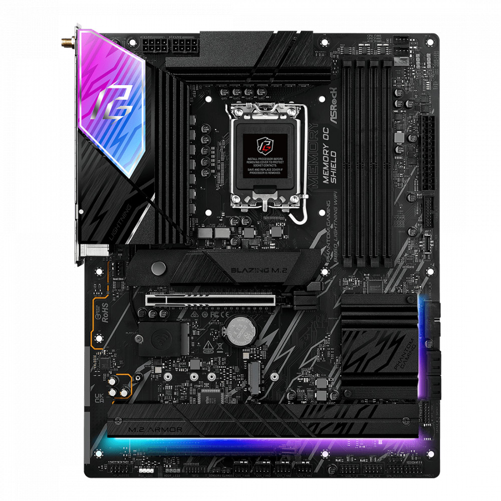 Материнская плата ASRock B860 LIGHTNING WIFI ATX, LGA 1851 — фото товара