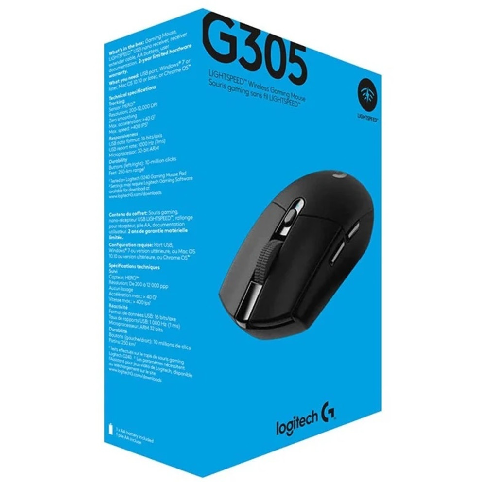 Мышь Logitech G305 LIGHTSPEED WIRELESS GAMING 910-005282 Игровые, Беспроводная - миниатюра 8