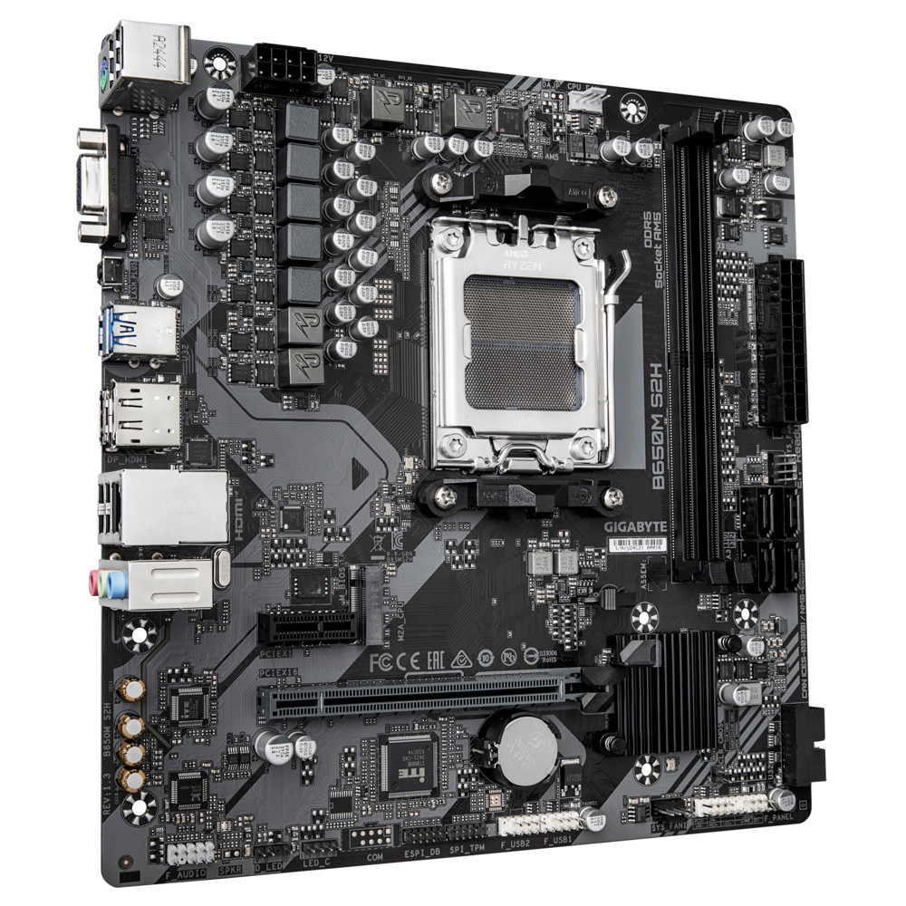 Материнская плата Gigabyte B650M S2H B650M S2H (REV1.4) Micro-ATX, AMD AM5 - миниатюра 2