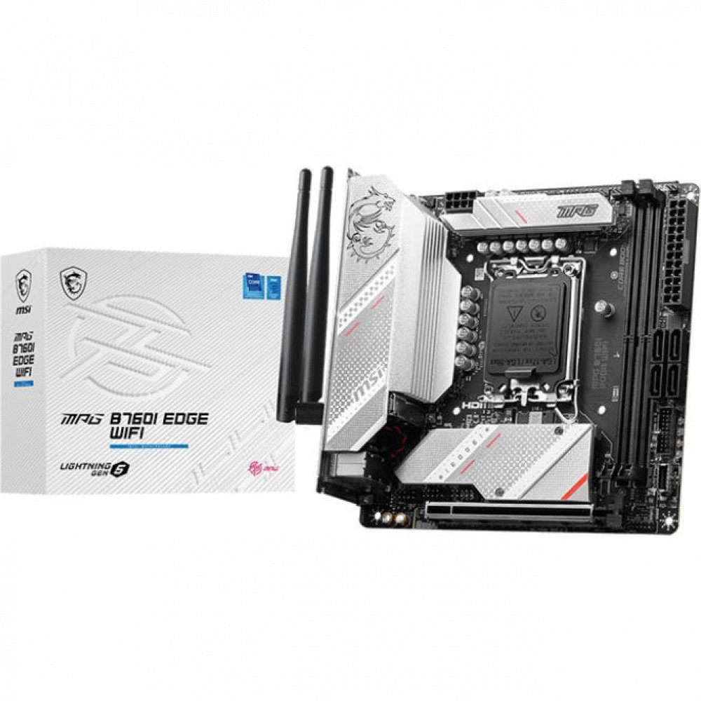 Материнская плата MSI MPG B760I EDGE WIFI Mini-ATX, LGA 1700 - миниатюра 5