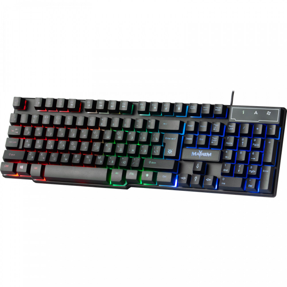 Клавиатура Defender Mayhem GK-360DL 45360 Проводная, USB - миниатюра 3