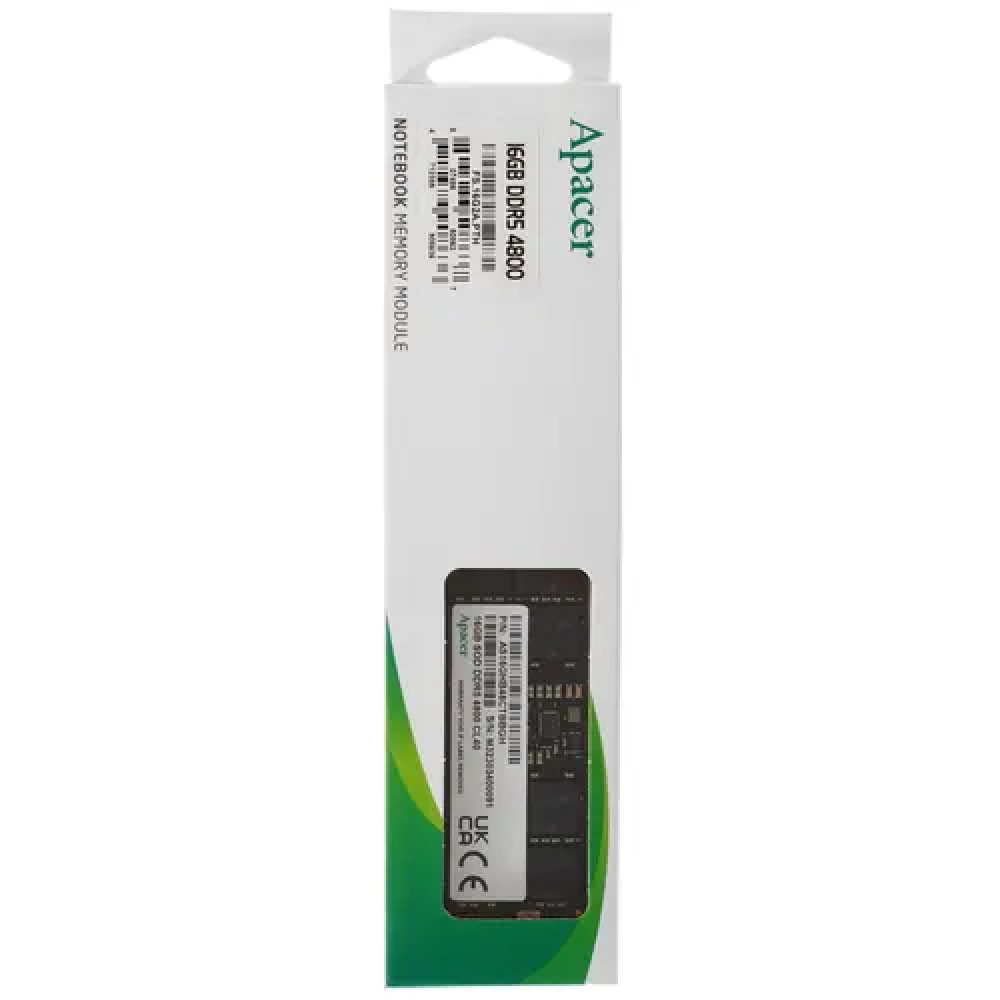 ОЗУ Apacer FS.16G2A.PTH SO-DIMM, DDR5, 16 Гб, 4800 МГц - миниатюра 4