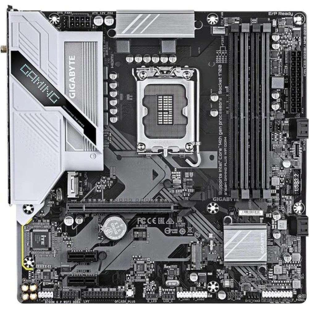 Материнская плата Gigabyte B760M GAMING PLUS WIFI DDR4 Micro-ATX, LGA 1700 — фото товара
