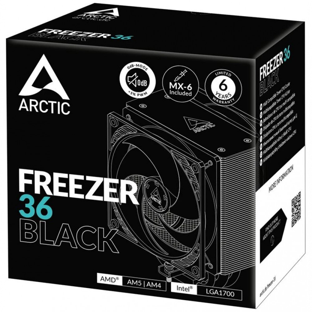 Система охлаждения ARCTIC Freezer 36 (Black) ACFRE00123A Для процессора - миниатюра 4