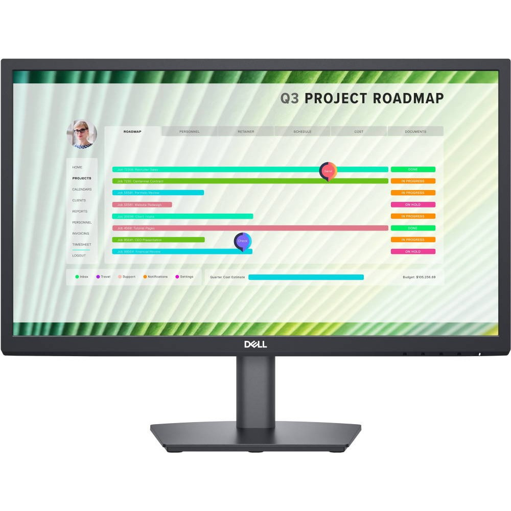 Монитор Dell E2223HV 210-BDRL 21.5 ", VA, Full HD 1920x1080 (16:9), 60 Гц — фото товара