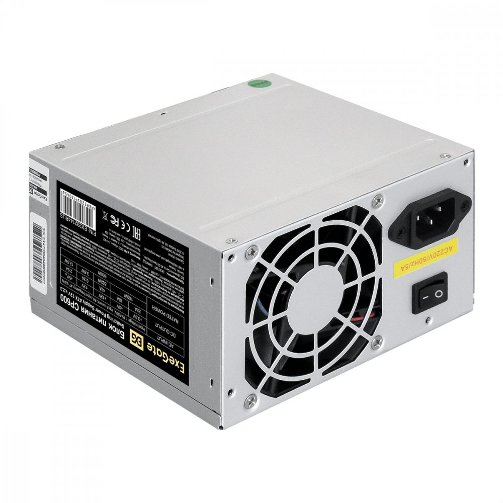 Блок питания ExeGate CP600 EX292144RUS-PC 600 Вт - миниатюра 2