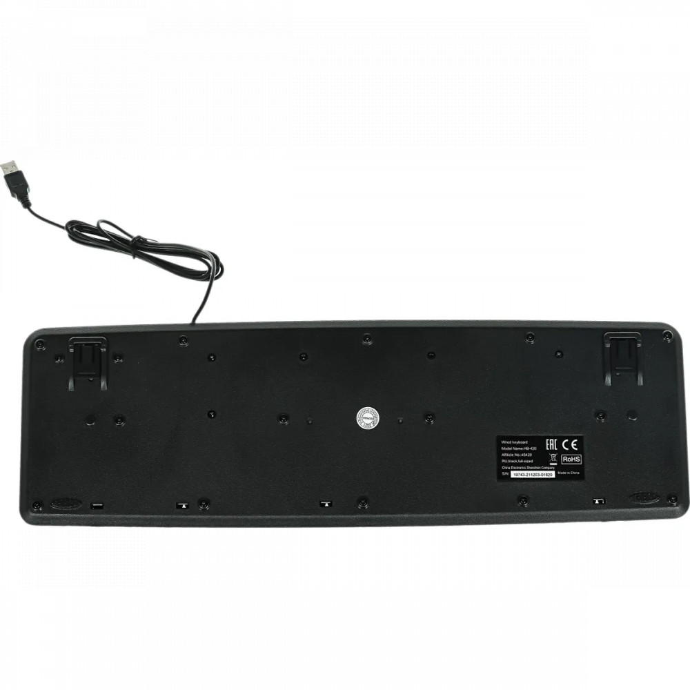 Клавиатура Defender HB-420 RU 45420 Проводная, USB - миниатюра 3