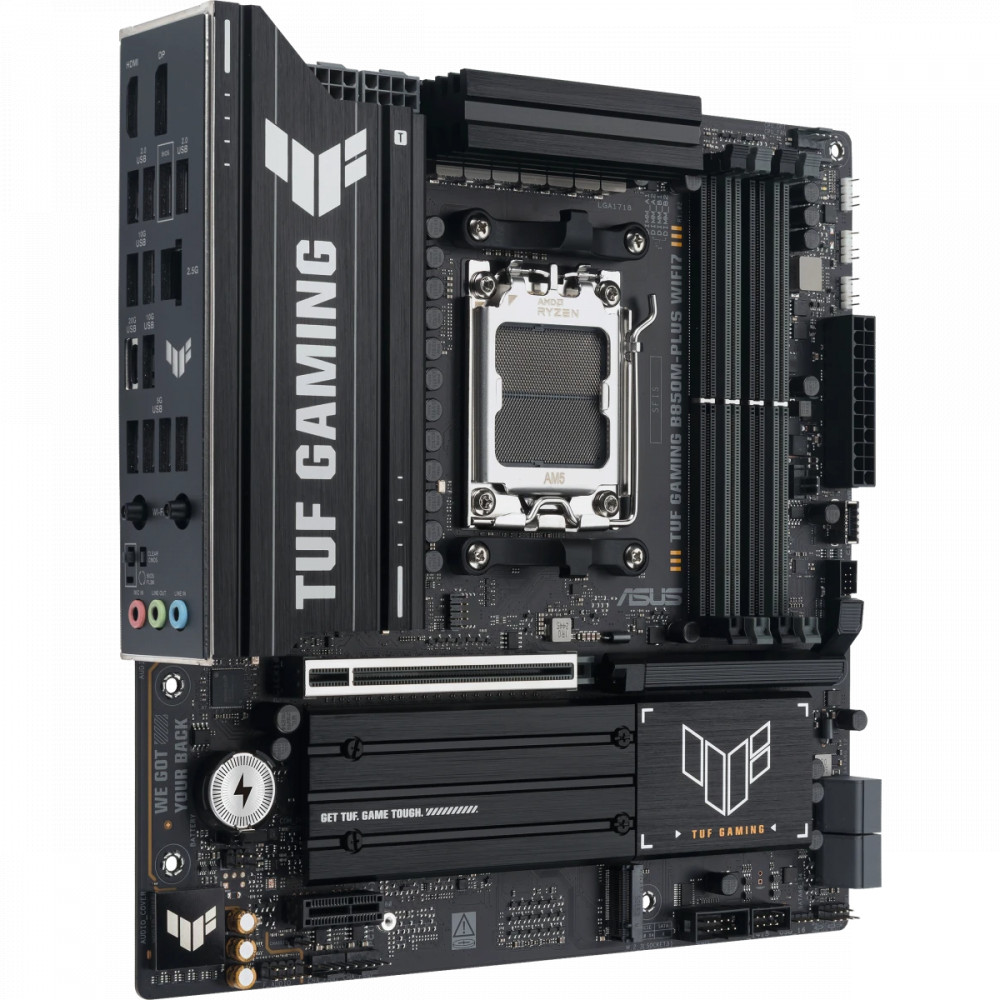 Материнская плата Asus TUF GAMING B850M-PLUS WIFI7 Mini-ATX, AMD AM5 - миниатюра 2
