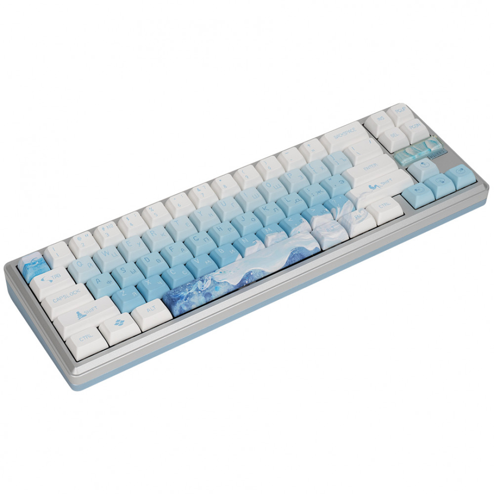 Клавиатура Varmilo Sword 68 Ariel VTP68 Varmilo MX Daisy L Switch A68A089F9A8A06A063 Беспроводная, Bluetooth - миниатюра 2