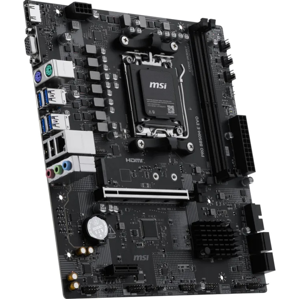 Материнская плата MSI PRO B850M-E EVO Micro-ATX, AMD AM5 - миниатюра 2
