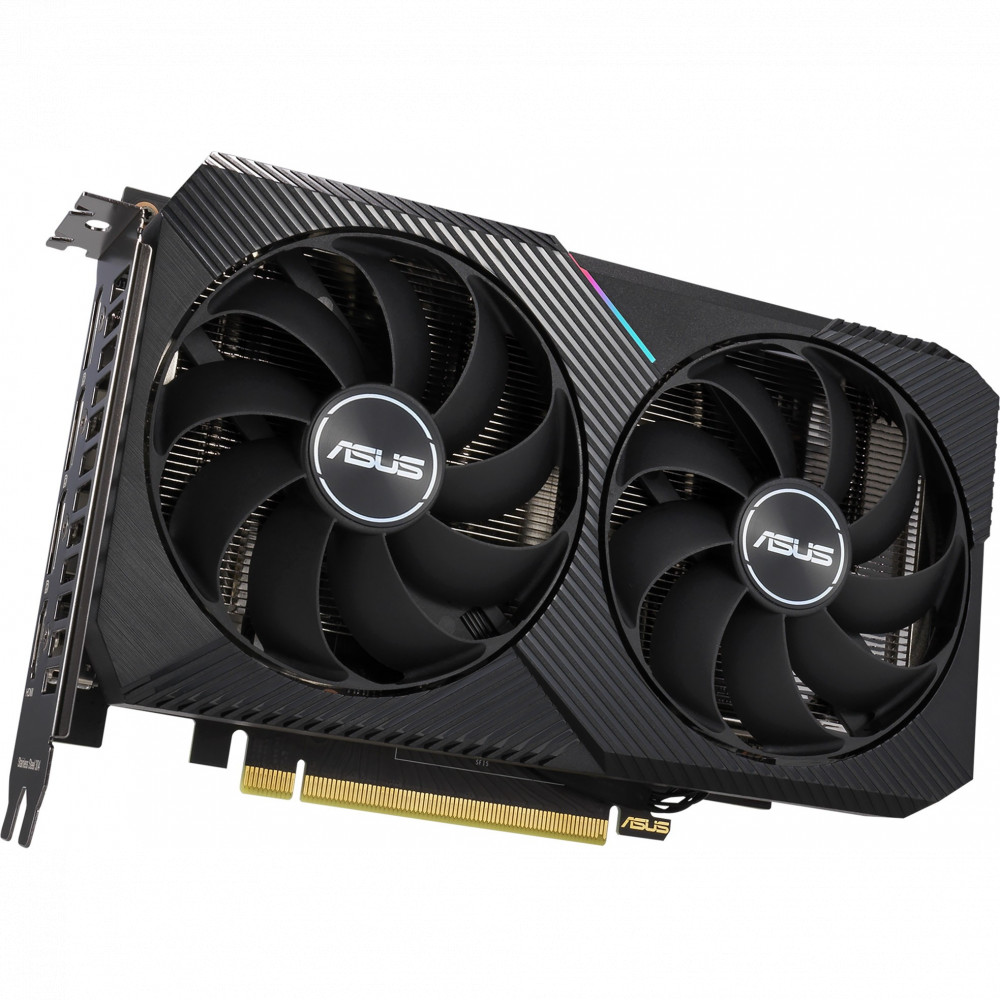 Видеокарта Asus RTX 3060 Dual V2 OC LHR DUAL-RTX3060-O12G-V2 12 ГБ - миниатюра 6