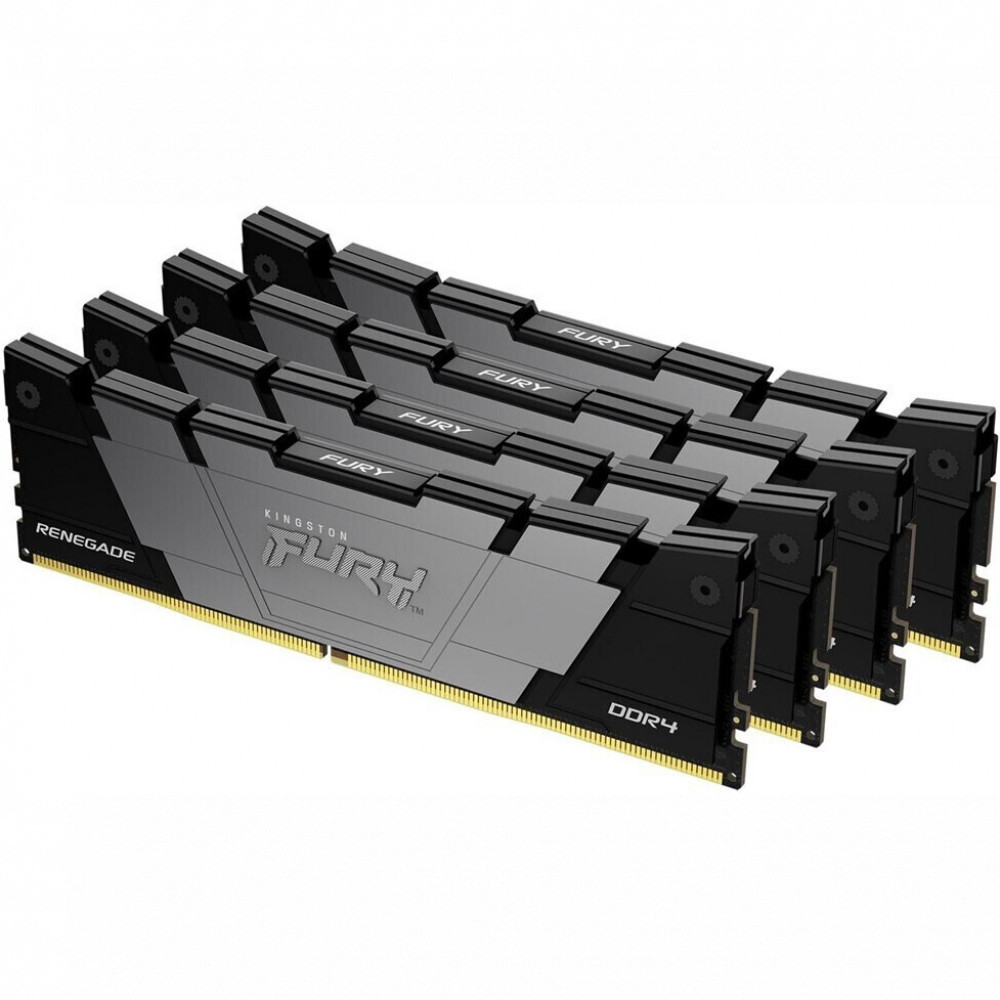 ОЗУ Kingston FURY Renegade Black KF436C16RB12K4/64 DIMM, DDR4, 64 Гб (4 х 16 Гб), 3600 МГц — фото товара