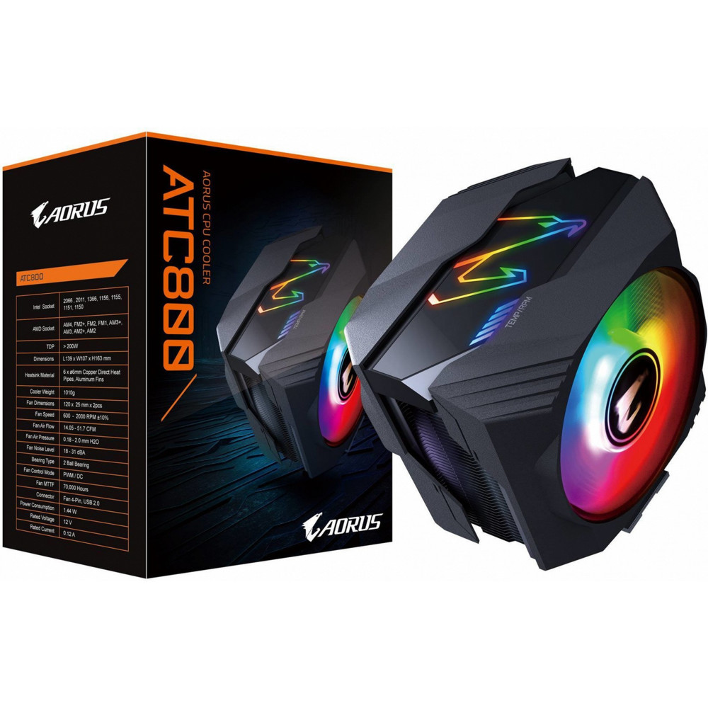 Система охлаждения Gigabyte ATC800 GP-ATC800 - миниатюра 2