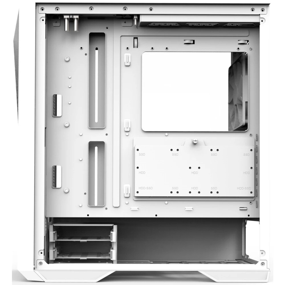 Корпус Zalman Z9 Iceberg MS E-ATX White Mid-Tower - миниатюра 7