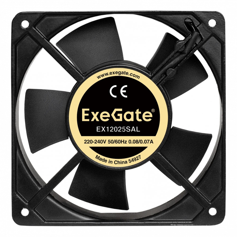 Система охлаждения ExeGate EX12025SAL (120x120x25 мм) EX289015RUS Для системного блока - миниатюра 2