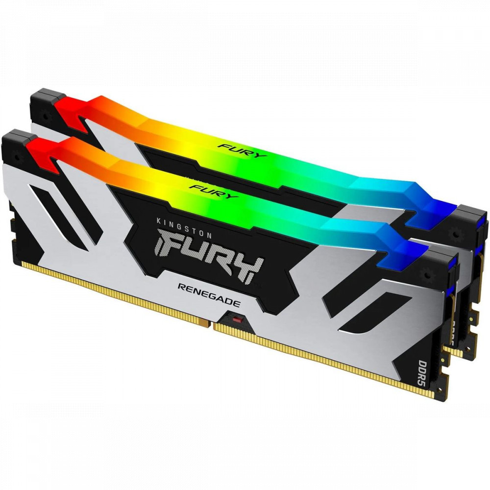 ОЗУ Kingston FURY Renegade RGB KF560C32RSAK2-96 DIMM, DDR5, 96 Гб (2 x 48 Гб), 6000 МГц - миниатюра 2