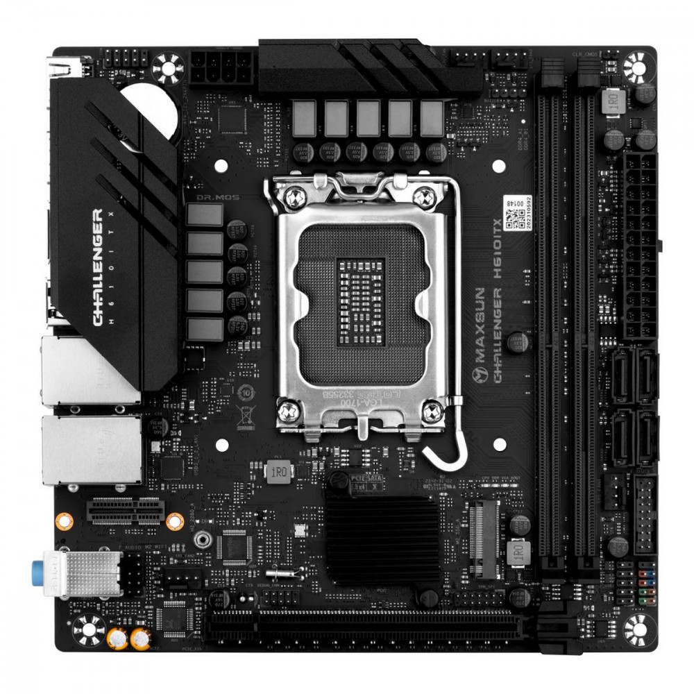 Материнская плата Maxsun MS-Challenger H610ITX 2Lan V3 Mini-ITX, LGA 1700 — фото товара