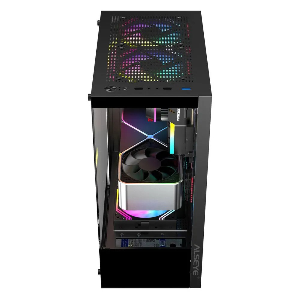 Корпус ALSEYE Spider-B Black AS.07.0136 Mid-Tower - миниатюра 6