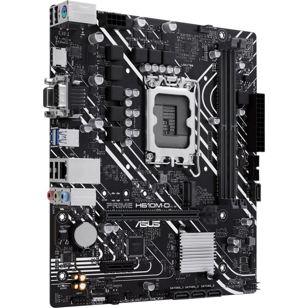 Материнская плата Asus PRIME H610M-D Micro-ATX, LGA 1700 — фото товара