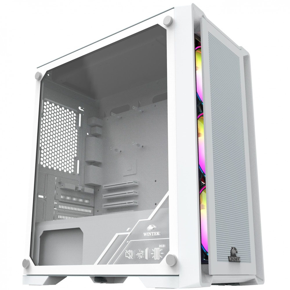 Корпус Wintek Andromeda White D531-W TG Mid-Tower — фото товара